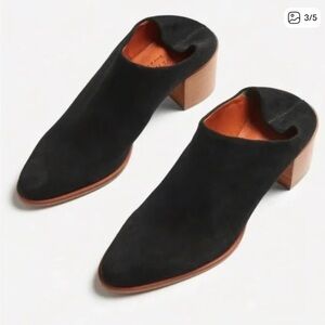 Everlane The Modern Suede Mule with Foldover Heel